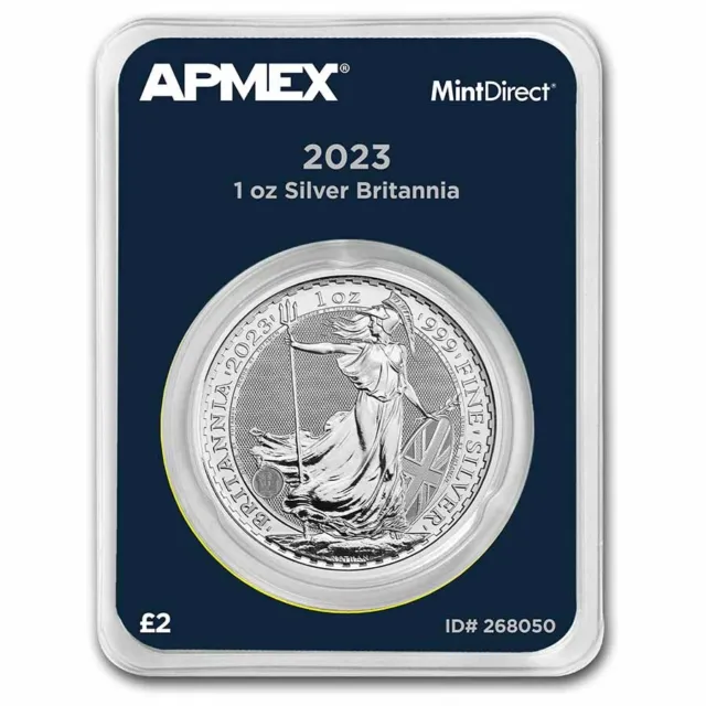 2023 GB 1 oz Silver Britannia MintDirect® Single (King Charles)