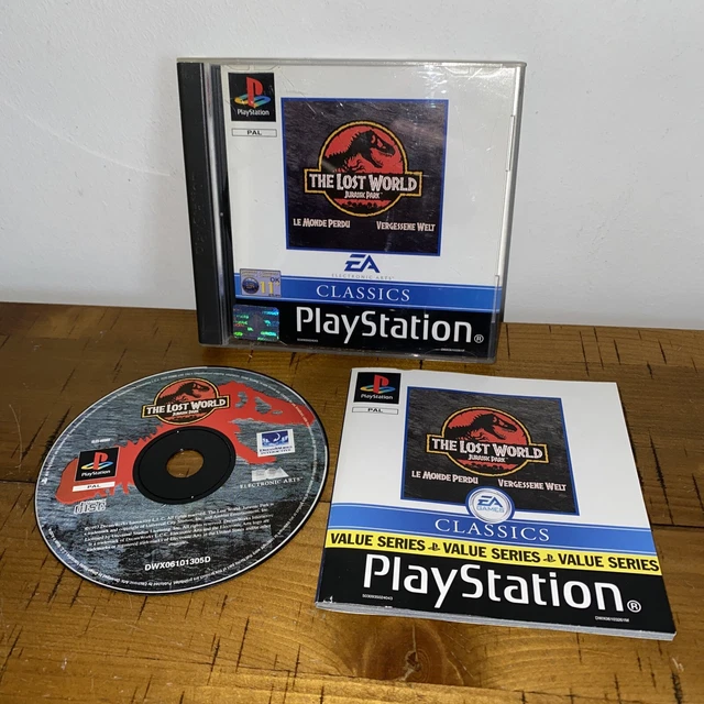 Jeu PS1 : Le Monde Perdu - Jurassic Park - Version Française - Bon état