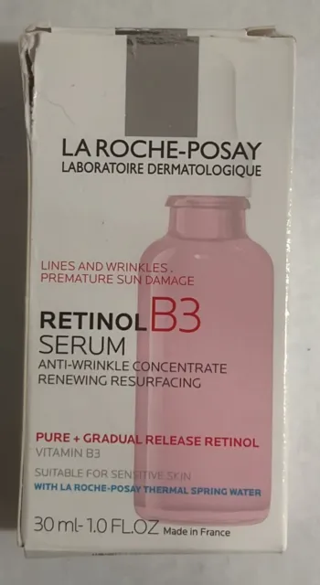 La Roche-Posay Retinol B3 Anti-Wrinkle Serum  1.0oz/30ml New With Box EXP.11/25