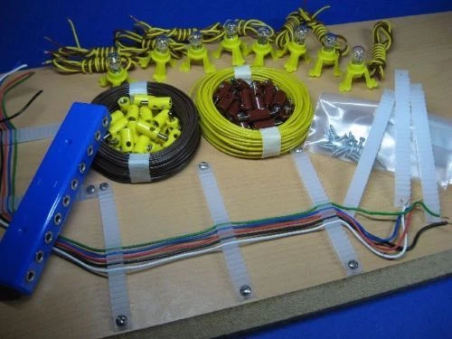 Kit éclairage Intérieur LED N Kato (v2) - 6 Pièces, échelle 1:160, Pour Trains Miniatures