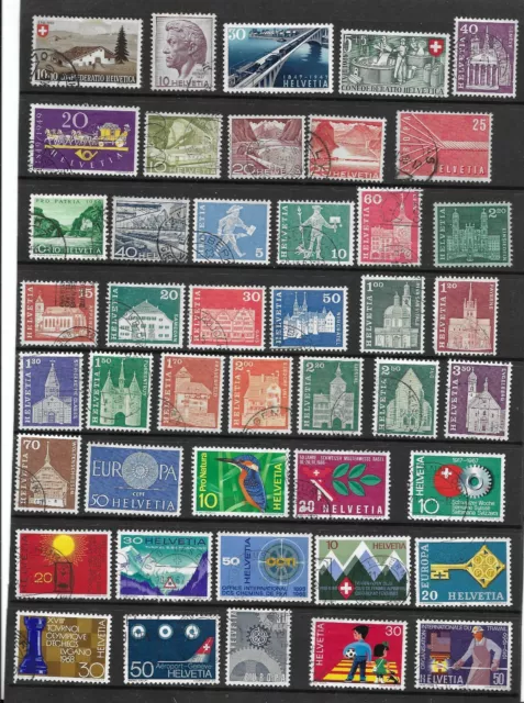 L9930 Helvetia-Switzerland-Swiss Stamps Collection - Vf !