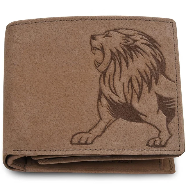 Portafoglio RFID uomo con porta monete Tallin in pelle MARRONE Piquadro