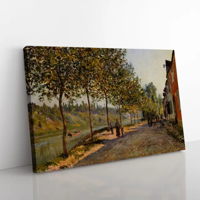 June Morning By Alfred Sisley Canvas Wall Art Print Framed Picture Home Decor