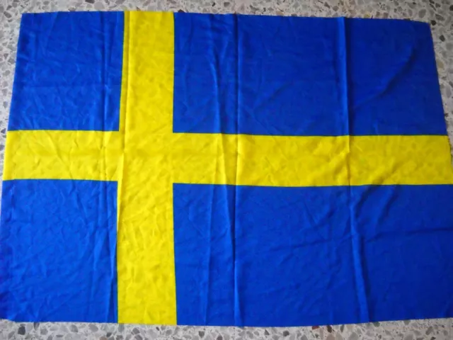 a2 SVEZIA BANDIERA 130X95 CM flag drapeu bandera bandeira sweden sverige