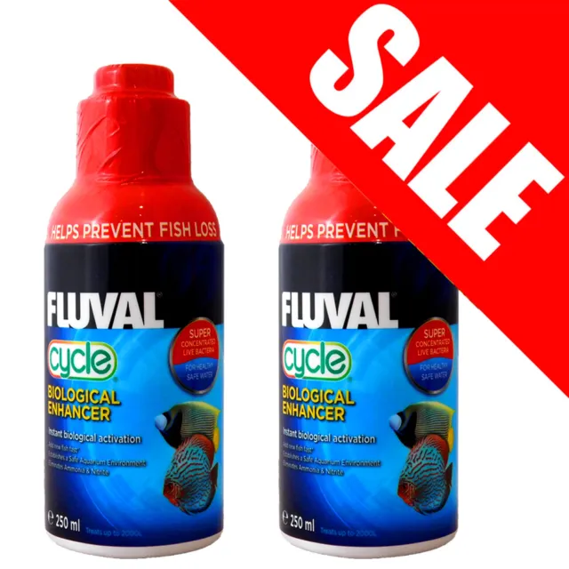 FLUVAL CYCLE 250ml 500ml  BARGAIN SALE WATER CONDITIONER FILTER START LOW DATE