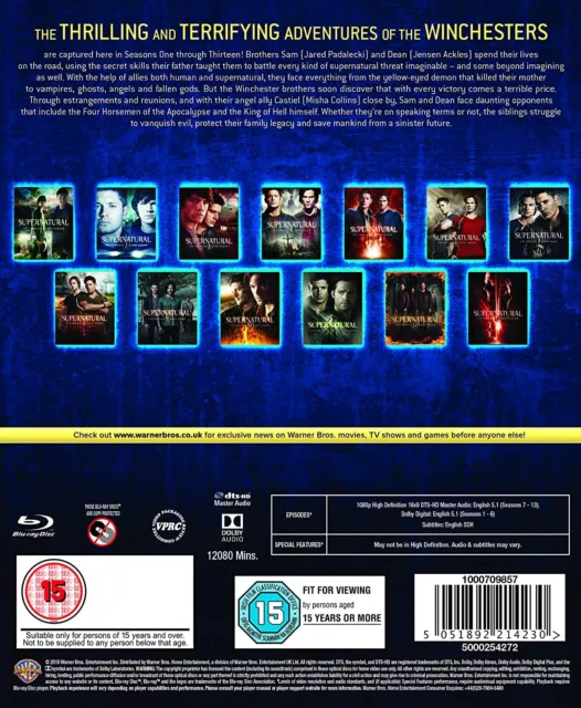 Supernatural: The Complete Season 1-13 (Blu-ray) Various 2
