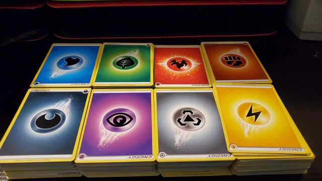🔥 100 Basic Pokemon Energy Card Lot 🔥 Fast shipping from USA! Instant playset!