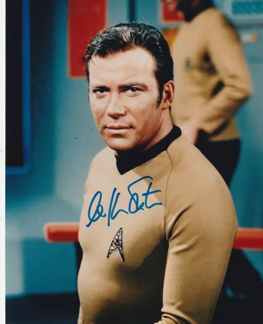 William Shatner SIGNED 8x10 photo Star Trek   UACC COA authentic autograph