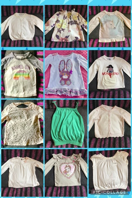 Top autunnali a maniche lunghe ragazza designer - Pacchetto Moschino Zara Next TU - 12 articoli!