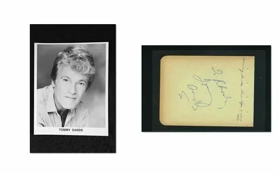 Tommy Sands - Signed Autograph and Headshot Photo set