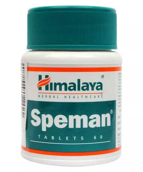 HIMALAYA SPEMAN, HERBAL AYURVEDIC, PACK OF 1 (60 Tablets), EXPIRY: 202526