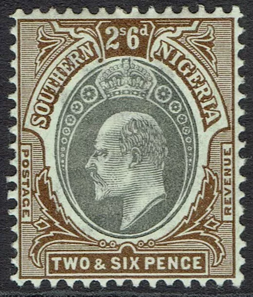 Southern Nigeria 1903 Kevii 2/6 Wmk Crown Ca