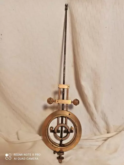 Grand balancier a compensation de pendule "Brocot"