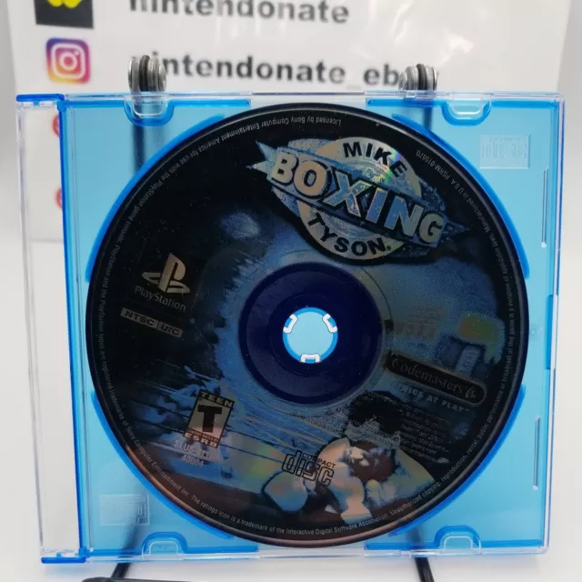 MIKE TYSON BOXING Sony PlayStation 1 Game PS1 Complete. Disc only 10.