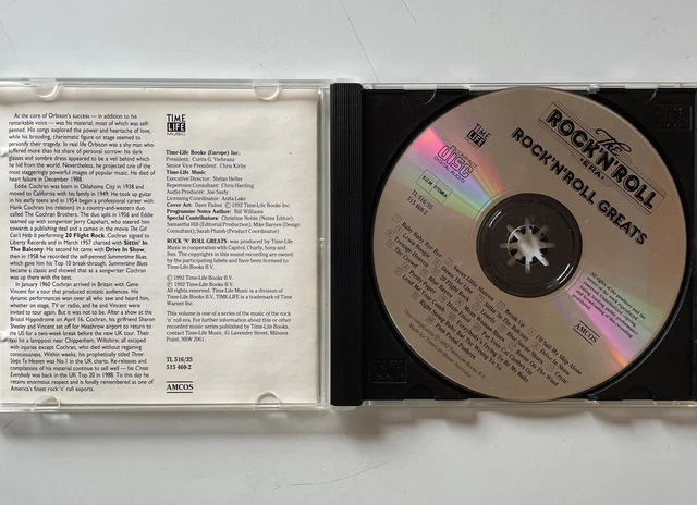 ROCK N ROLL Greats, The Rock n Roll Era, Various Artists (1992) CD ...