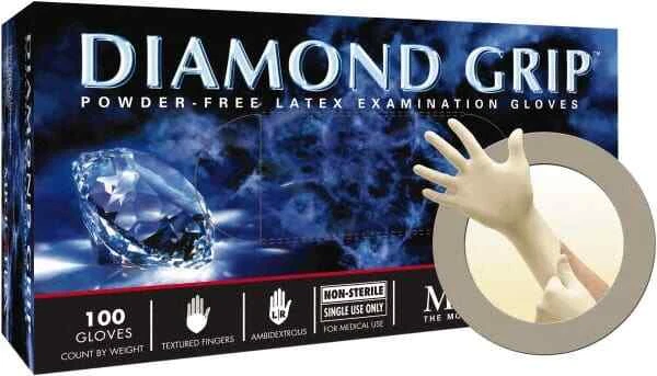 100 Pack Microflex MF-300-L Disposable Gloves, Size Large, 7 mil, Latex