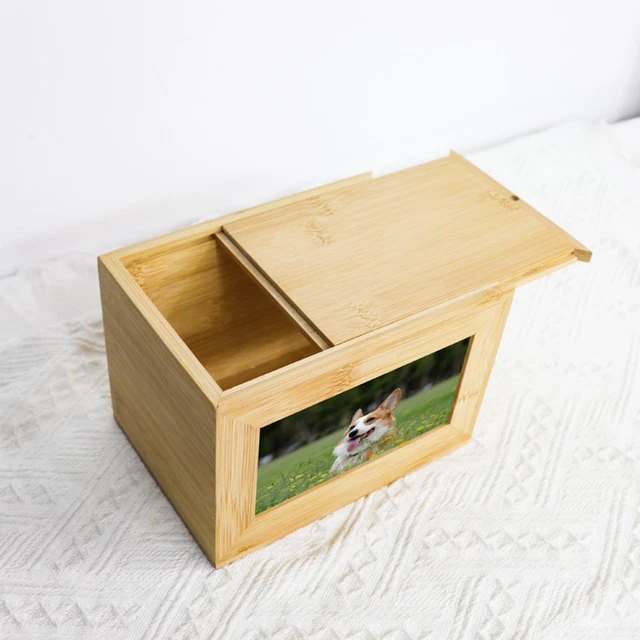 Urnas de madera para guardar mascotas, urna para animales pequeños