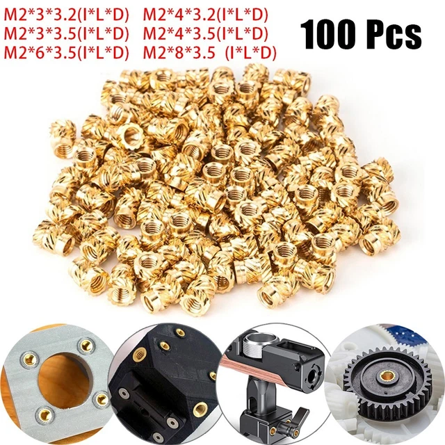 Inserto filettato rame con filettatura accessori filettati filettatura oro interno