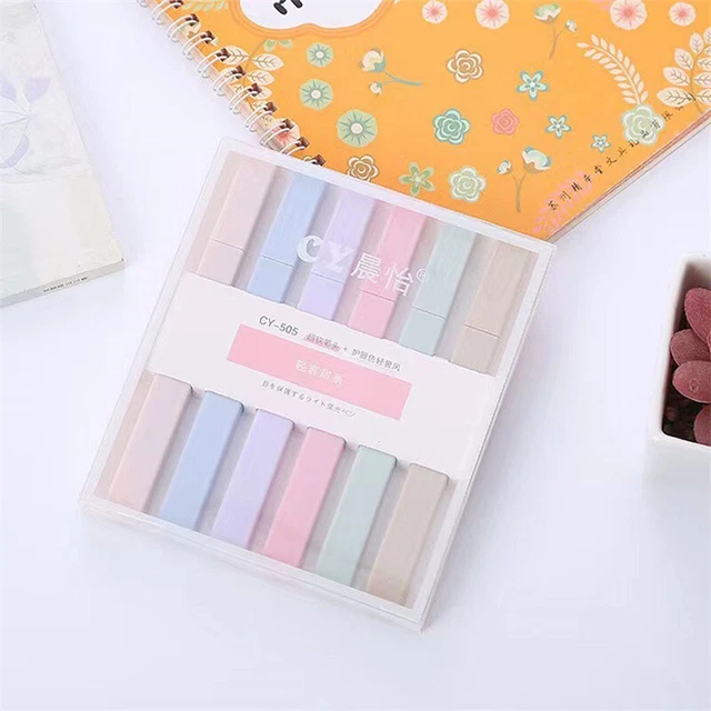 Marker Pen Highlighter Soft Marker Hand Account Stationery Markers Pens ql