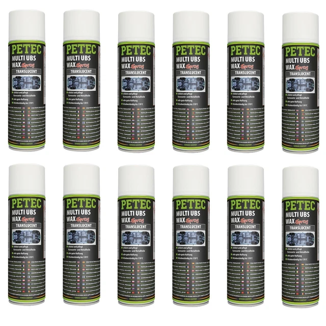Petec 12x Multi UBS -Wax Transparent 500ml