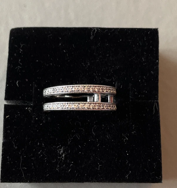 Sparkle and on sale hearts pandora ring