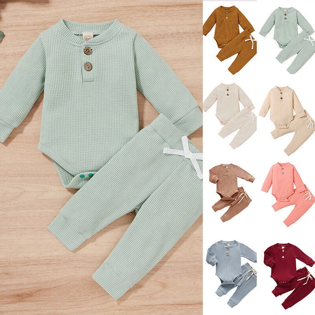 Pantaloni con pagliaccio neonato bambina top tuta abiti per bambini