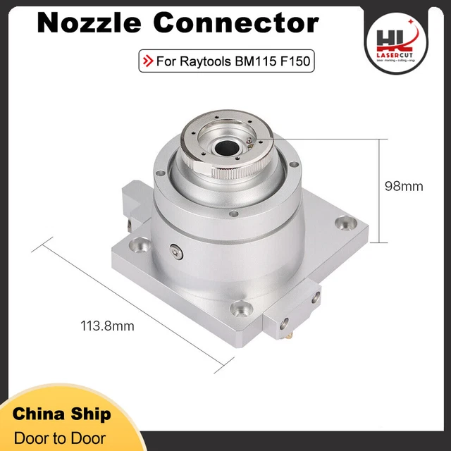 Fiber Laser Nozzle Connector For Raytools Fiber Laser Cutting Head BM115 F150