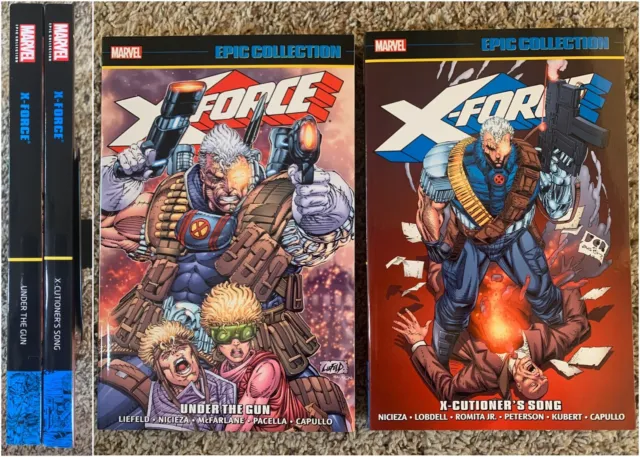 X-Force Epic Collection TPB Set 1 2 - Under the Gun X-Cutioner's Song - X-Men 19