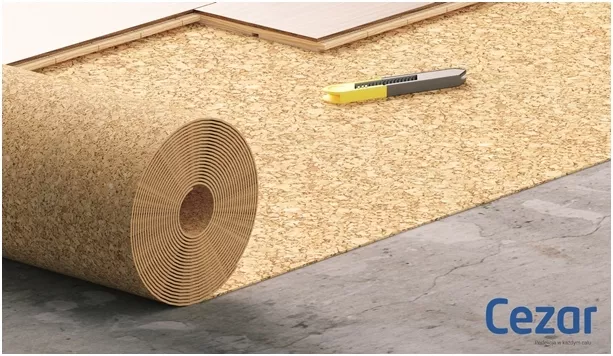 UNDERLAY CORK SHEET ROLL THICKNESS 2mm - 1M x 10M x 2mm ( 10 m2)