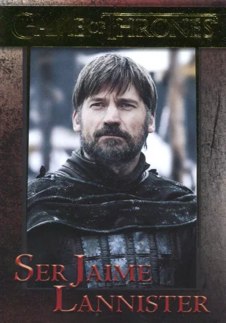 Game Of Thrones Season 8 Gold Base Card #23 Jaime Lannister