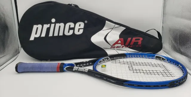 USED - Prince Air Flash Oversize Grip P4 Tennis Racquet Racket W/ Case