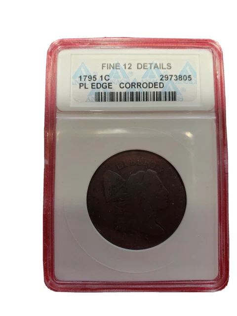 1795 Large Cent Plain Edge --- CORRODED