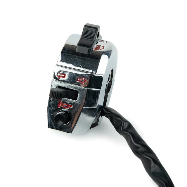 Interruttore luce sinistro frecce accessori filo bicicletta manubrio clacson segnale
