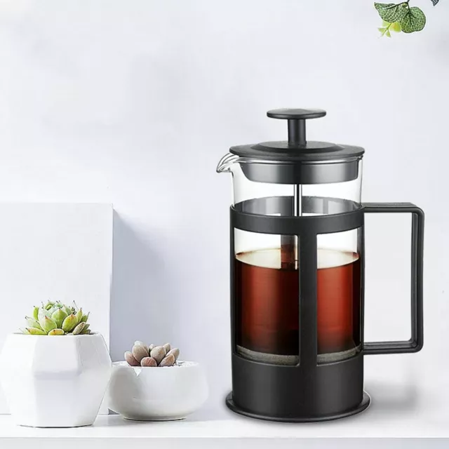 350/600/800ML Coffee Plunger Glass Stainless Steel Coffee Maker,Tea Brewer 3