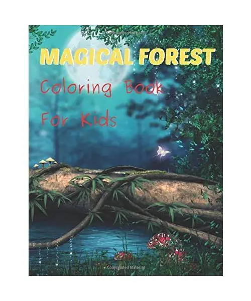 Magical Forest Coloring Book for Kids: An Adult Coloring Book with Forest Animal