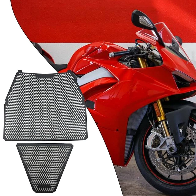 Grille De Radiateur Inférieure Alliage Aluminium Pour Ducati Panigale V2/899/959/1199/1299 - Protection Gravier, Léger, Aérodynamique