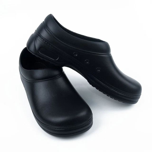 Chaussures de chef imperméables pour hommes cuisine antidérapantes sécurité