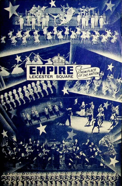 Empire Leicester Square 1951 Programme Theatre Variety American in Paris movie