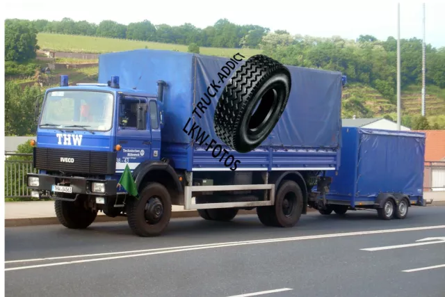 Truck Photo, Lkw Foto, IVECO Magirus Pritschenfahrzeug, THW OV Göttingen