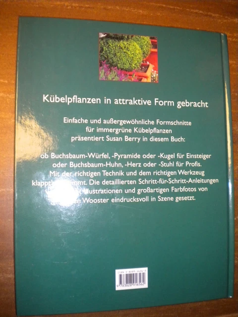 BUCH WELTBILD FORMSCHNITT für Kübelpflanzen 96 S. viele Fotos Susan