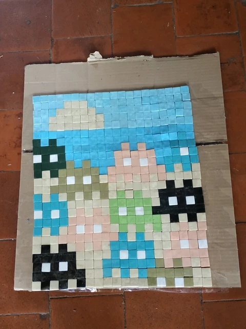 Kit Mosaïque Space Invaders : Crâne, Bougie, Verre à Vin - Idée Cadeau Original
