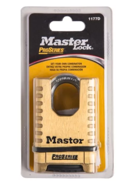 Master Lock 57mm Shrouded Combination Padlock 1177D