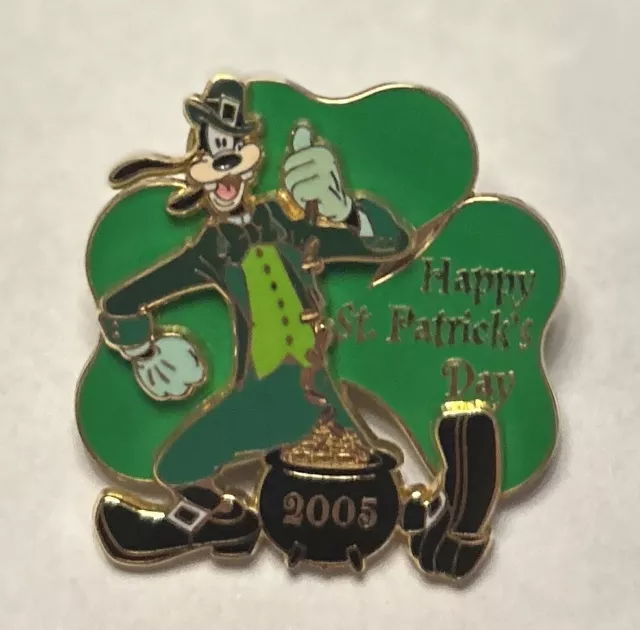 World of Disney NYC WOD - Happy St Patricks Day 2005 - Goofy LE1000 Pin