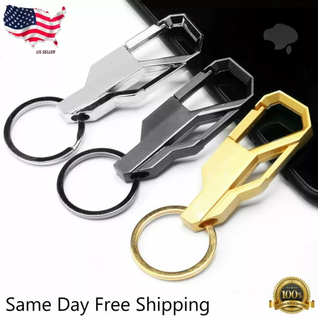 Mens Creative Alloy Metal Keyfob Car Keyring Keychain Key Chain Ring