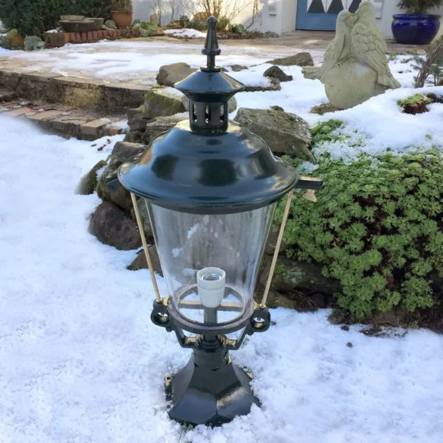 Sockellampen Vintage - Aussenleuchten Antik Lampen für den Garten - H.69,5 cm
