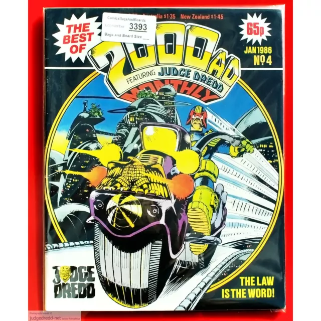 Best of 2000AD Monthly # 4 4th Issue Judge Dredd Comic 1 1 86 UK 1986 (Lot 3393