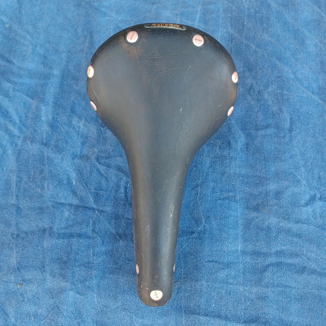 Selle Cuir IDEALE TB 38 Pour Vélo Course/randonneuse - Neuve Vintage