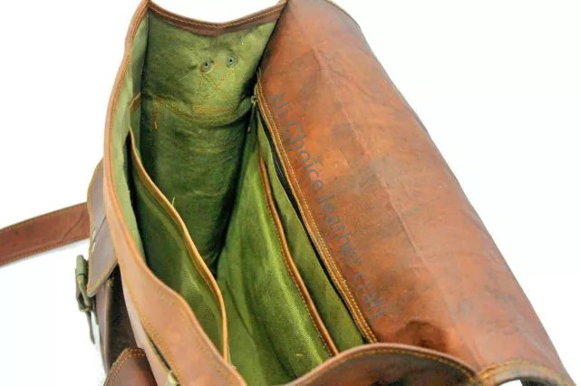 Jade Duck Authentic Italy Mens Moca Leather Briefcase Doctor