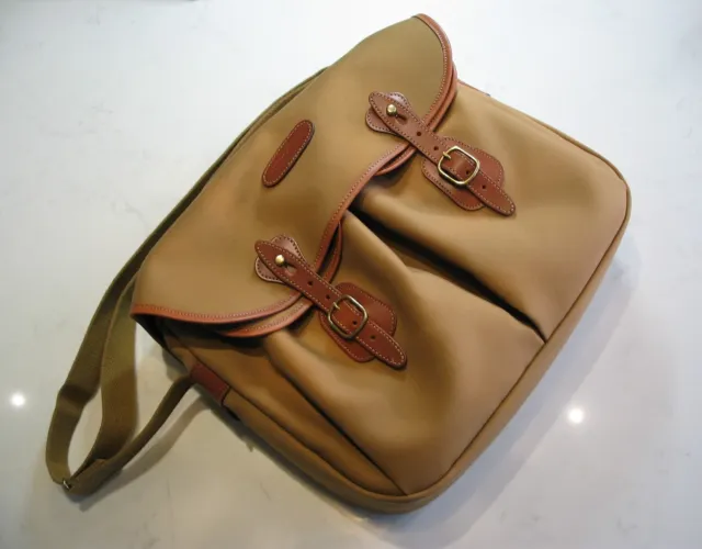 Billingham Hadley Large Camera Bag Khaki Canvas Tan Leather Olive Lining