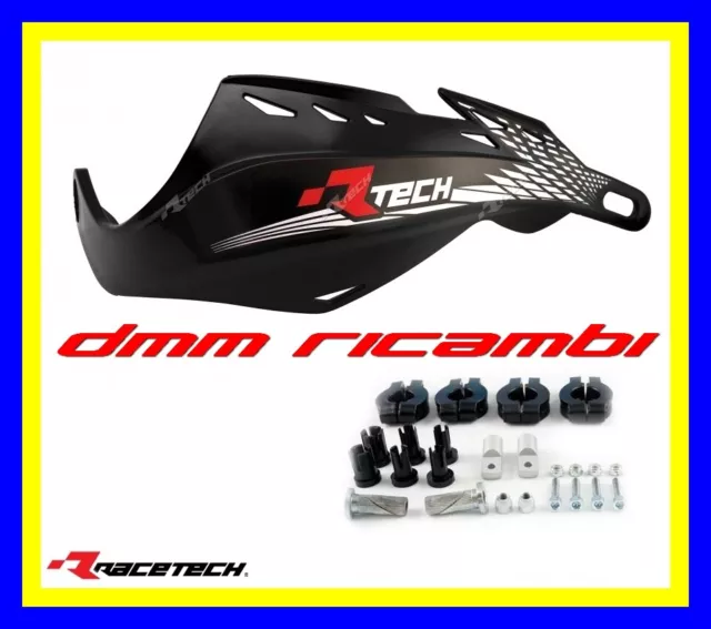 Paramani RACETECH Gladiator Easy universali Moto Motard Mini Pit-Bike (Nero)